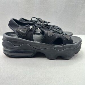 Nike Air Max Koko Womens Size 9 Sandals Triple Black Sporty Support Versatile